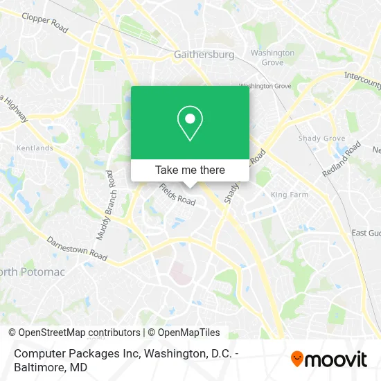 Computer Packages Inc map