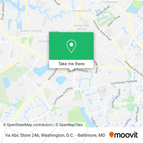 Va Abc Store 246 map