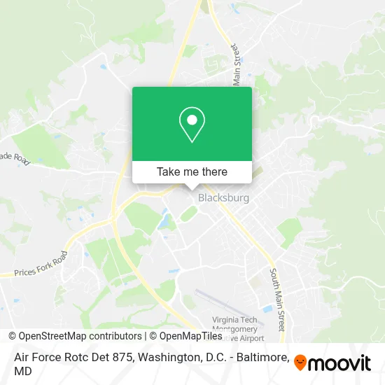 Air Force Rotc Det 875 map