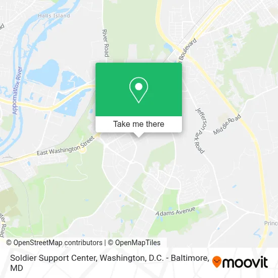 Soldier Support Center map