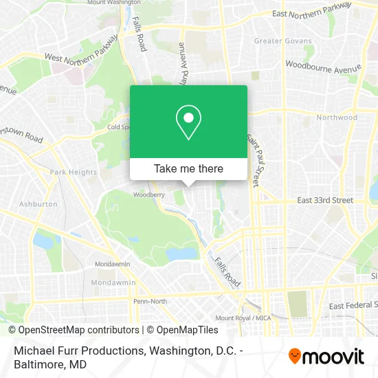 Michael Furr Productions map