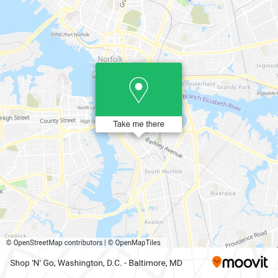 Shop 'N' Go map