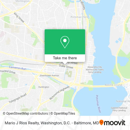Mario J Rios Realty map