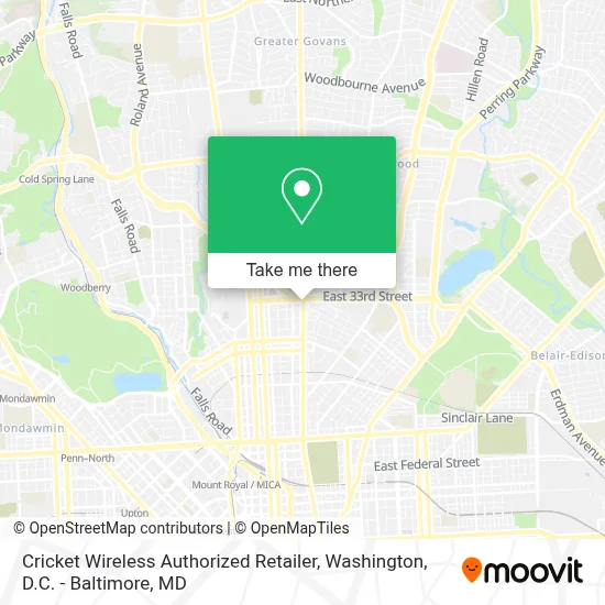 Cricket Wireless Authorized Retailer map