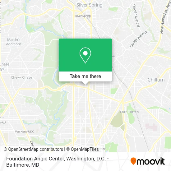 Foundation Angie Center map