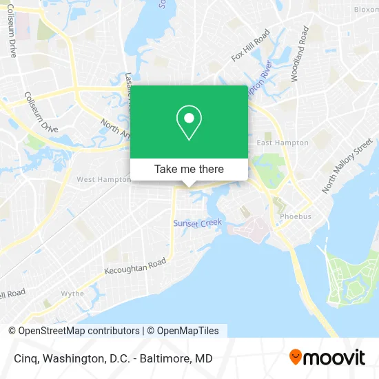 Cinq map