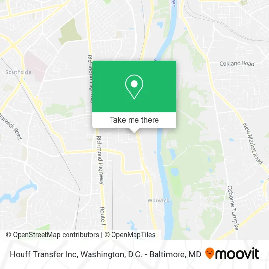 Houff Transfer Inc map