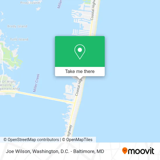Joe Wilson map