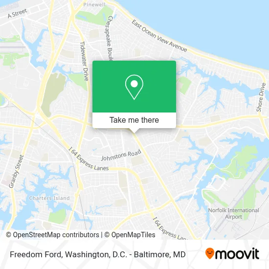 Freedom Ford map