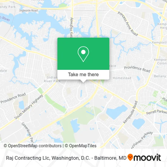 Raj Contracting Llc map