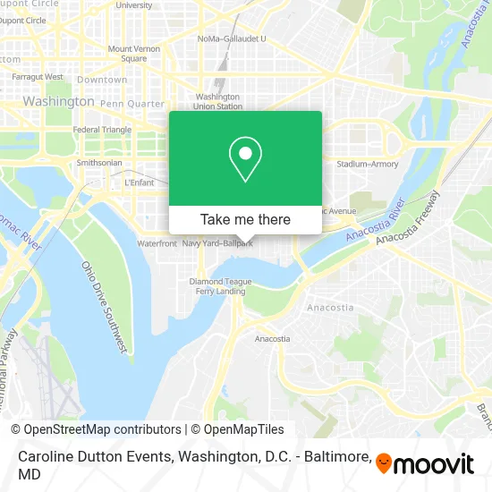 Caroline Dutton Events map