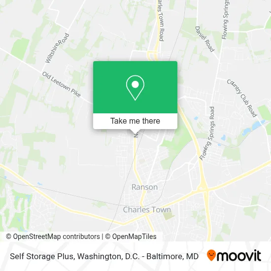 Self Storage Plus map