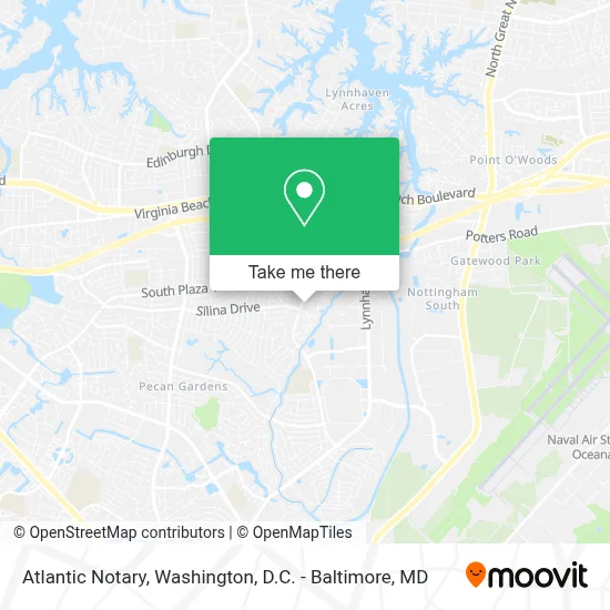 Atlantic Notary map