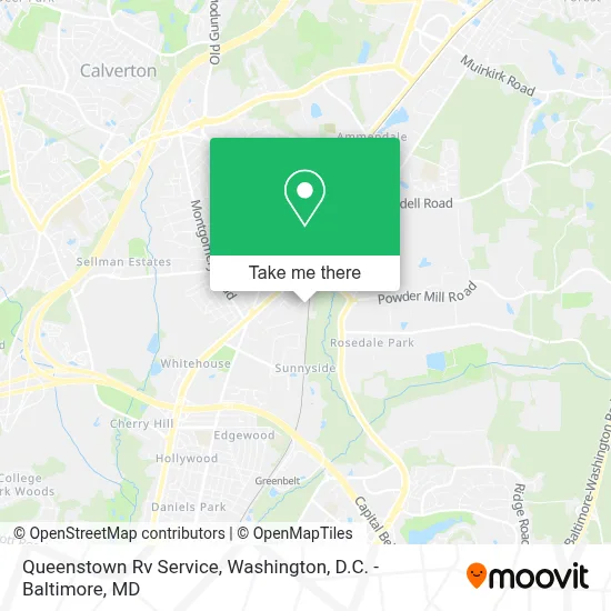 Queenstown Rv Service map