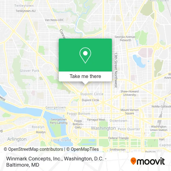 Winmark Concepts, Inc. map