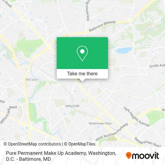 Pure Permanent Make Up Academy map