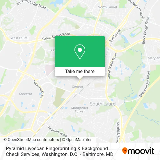 Pyramid Livescan Fingerprinting & Background Check Services map