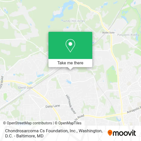 Chondrosarcoma Cs Foundation, Inc. map