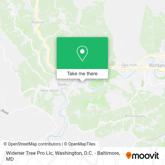 Widener Tree Pro Llc map