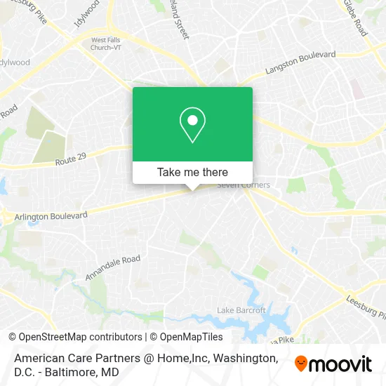 American Care Partners @ Home,Inc map