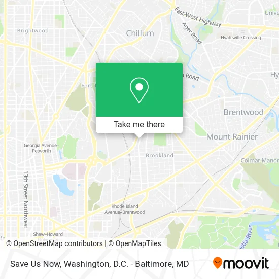 Save Us Now map