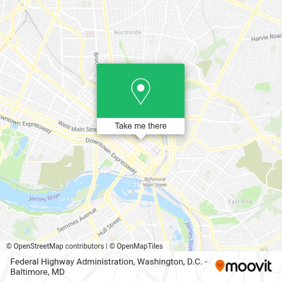 Federal Highway Administration map