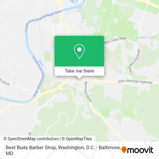 Best Buds Barber Shop map