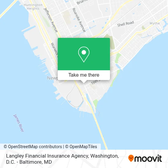 Langley Financial Insurance Agency map