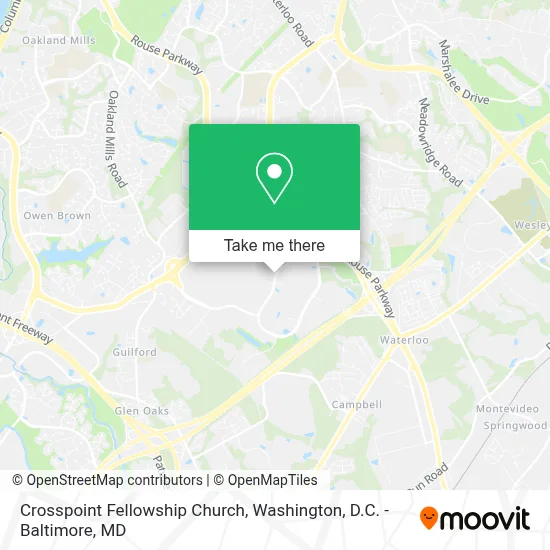 Crosspoint Fellowship Church map