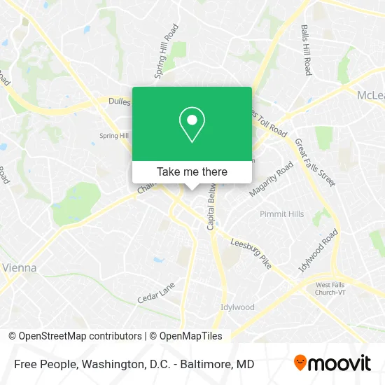 Free People map