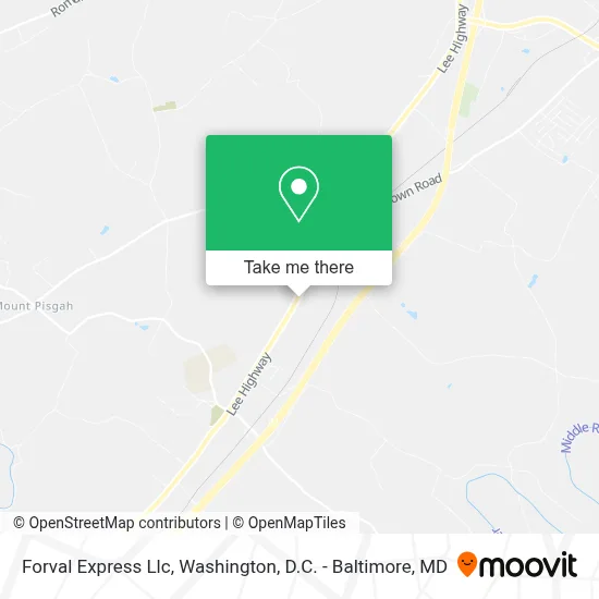 Forval Express Llc map