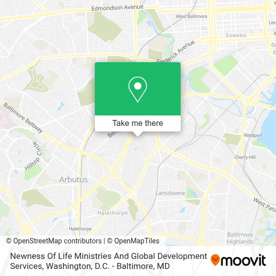 Newness Of Life Ministries And Global Development Services map