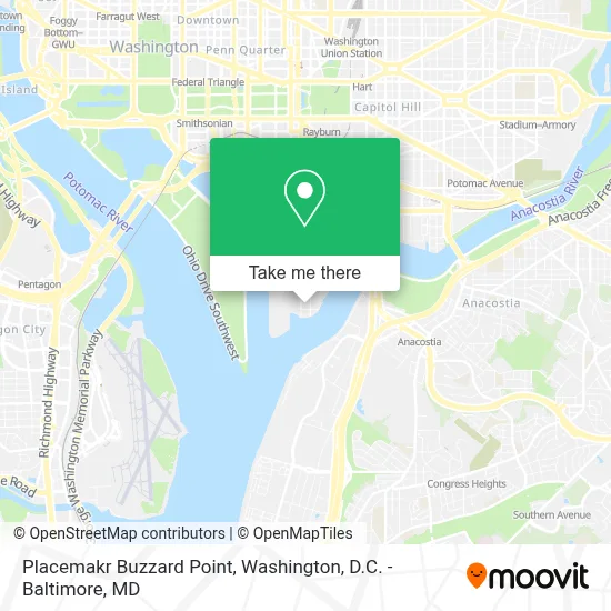 Placemakr Buzzard Point map