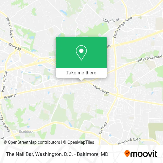 The Nail Bar map