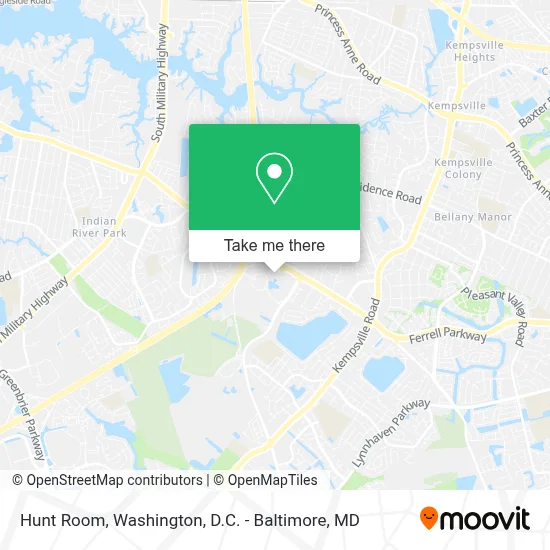 Hunt Room map