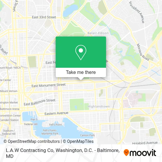 L.A.W Contracting Co map