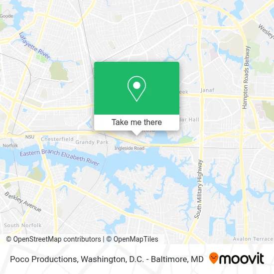 Poco Productions map