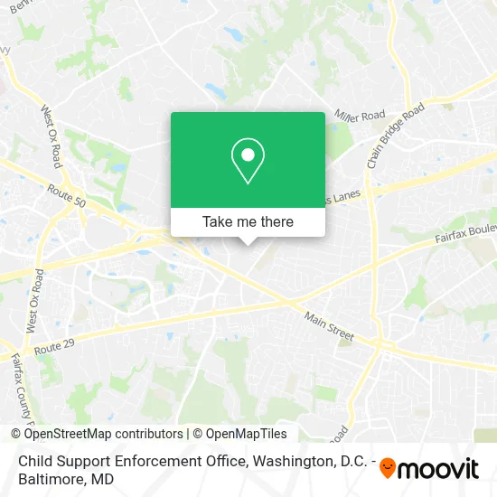 Child Support Enforcement Office map