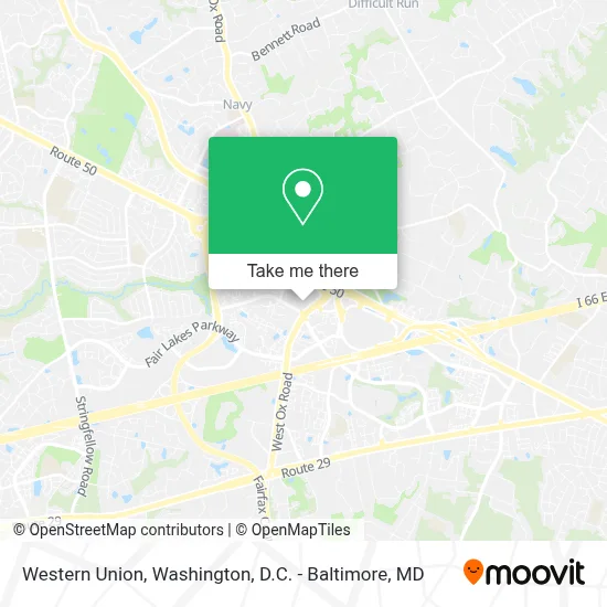 Western Union map