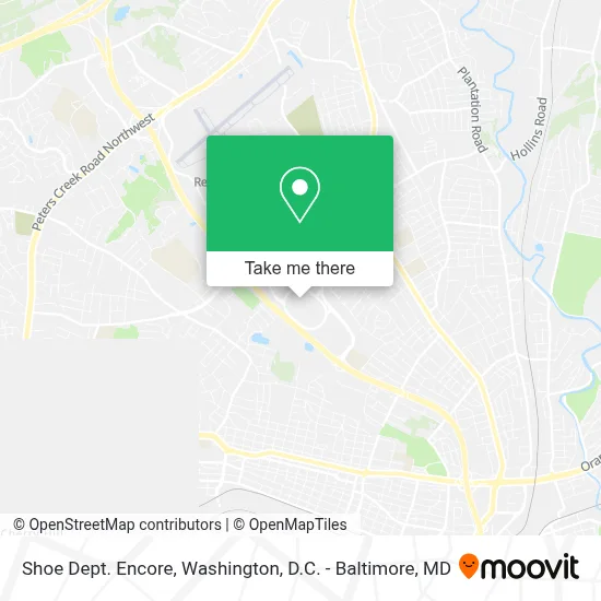 Shoe Dept. Encore map