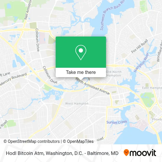 Hodl Bitcoin Atm map