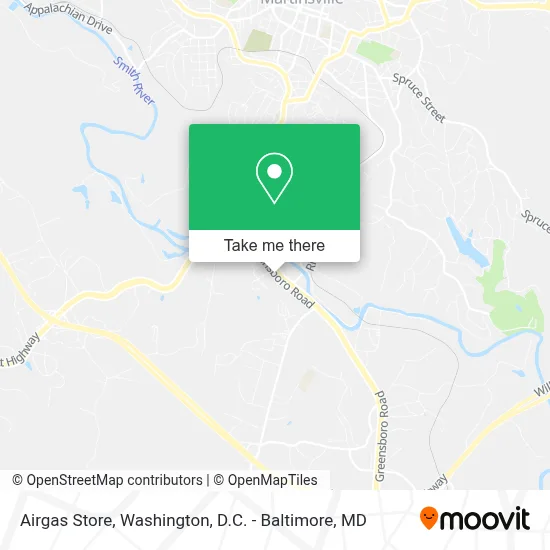 Airgas Store map