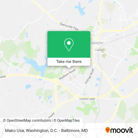 Mako Usa map