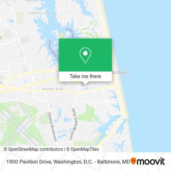1900 Pavilion Drive map