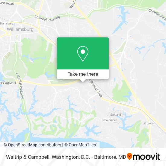 Waltrip & Campbell map