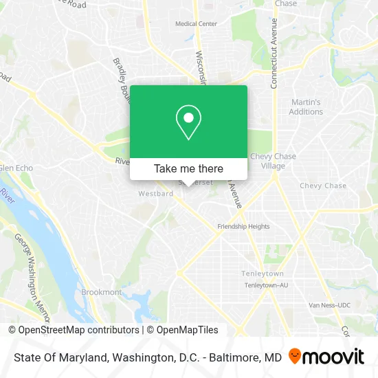 State Of Maryland map