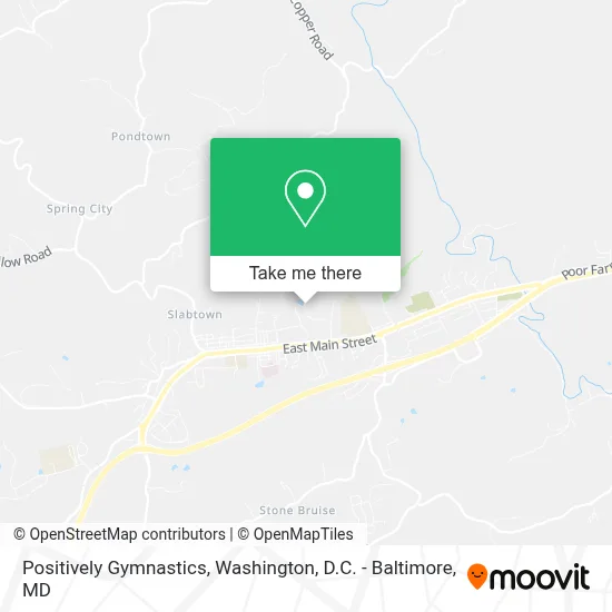 Positively Gymnastics map