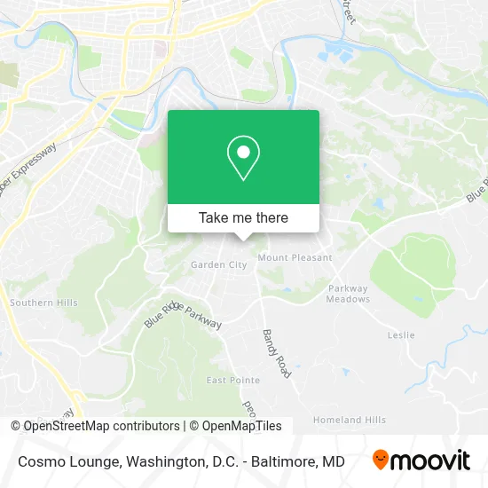 Cosmo Lounge map
