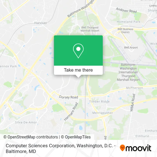 Computer Sciences Corporation map