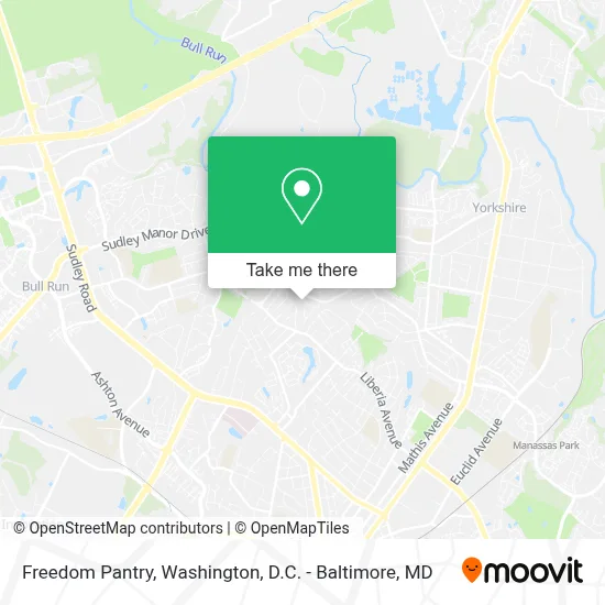 Freedom Pantry map